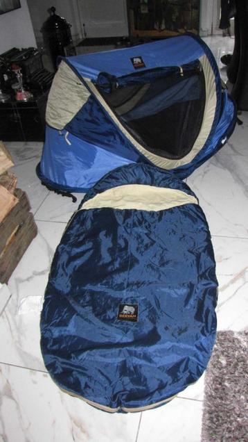 CAMPING BEDJE Deryan incl slaapzak Babytent beschikbaar voor biedingen
