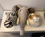 Dierenkop Olifant, Tijger, Zebra, Ophalen of Verzenden, Zo goed als nieuw