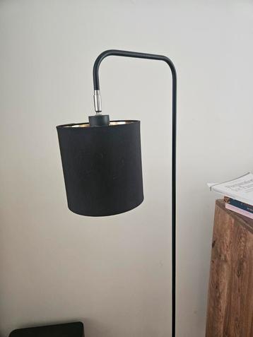 Stoffen Moderne vloerlamp zwart met kap - Lofty beschikbaar voor biedingen
