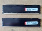 Kingston DDR3 geheugen HX318C10FK2/16G HyperX Fury 1866Mhz, Computers en Software, RAM geheugen, DDR3, Ophalen of Verzenden, Zo goed als nieuw