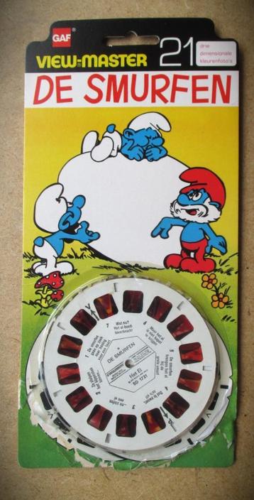 Smurfen View-master BD 172~1977~Reels in blister~Smurfjes beschikbaar voor biedingen