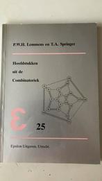P.W.H. Lemmens - Hoofdstukken uit de combinatoriek, Ophalen of Verzenden, Zo goed als nieuw, P.W.H. Lemmens; T.A. Springer