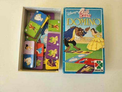 Disney Belle en het Beest Domino, Hobby en Vrije tijd, Gezelschapsspellen | Overige, Gebruikt, Ophalen of Verzenden