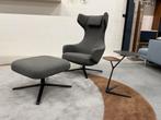 Nieuw Vitra Grand Repos Relax fauteuil met Ottoman Grey stof, Huis en Inrichting, Vitra, Leolux De Sede FSM KFF Antonio Citterio