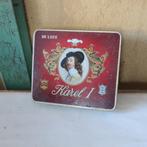 Blikje Karel 1 Amarillo origineel sigaar sigaren blik, Verzamelen, Ophalen of Verzenden, Gebruikt, Tabaksdoos of Verpakking