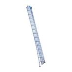 Driedelige Opsteek ladder 3x14 + gevelrollen, Doe-het-zelf en Verbouw, Ladders en Trappen, Nieuw, Ladder, Ophalen of Verzenden