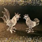 Haantje en Kippetje Miniaturen van Kristalglas, Nieuw, Ophalen of Verzenden, Dier