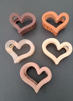 Hartjes haarklem/clip, Ophalen of Verzenden, Zo goed als nieuw, Pruik of Haarverlenging