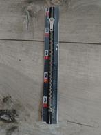 Opti M60 nikkelkleurige rits niet deelbaar zwart NIEUW, Hobby en Vrije tijd, Naaien en Fournituren, Ophalen of Verzenden, Nieuw