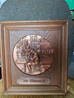 Koperen Wanddecoratie 'Der Uhrmacher', Antiek en Kunst, Ophalen of Verzenden