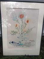 Picasso litho “summer bouquet”, Antiek en Kunst, Kunst | Litho's en Zeefdrukken, Ophalen of Verzenden