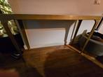 Stijlvolle gouden console tafel, Ophalen, In hoogte verstelbaar, Gebruikt