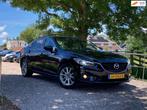 Mazda 6 2.0 TS | Cruise + Clima + Navi Nu € 11.975,-!, Voorwielaandrijving, Gebruikt, Zwart, Leder