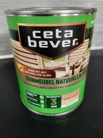 Ceta Bever tuinmeubelbeits natuurlijk blank mat 0.75 ltr 