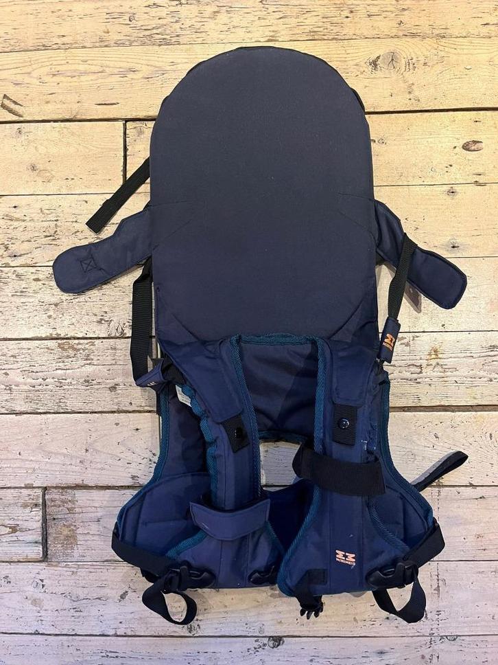 Zo goed als nieuw: Minimeis - schouderdrager, Kinderen en Baby's, Babydragers en Draagdoeken, Zo goed als nieuw, Draagzak, Rug