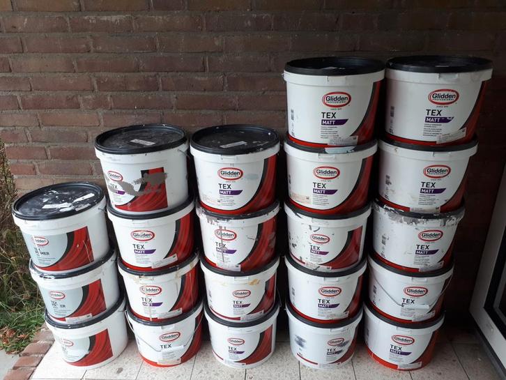 Latex muurverf grondverf en aflak, Doe-het-zelf en Verbouw, Verf, Beits en Lak, Nieuw, Wit, Ophalen of Verzenden