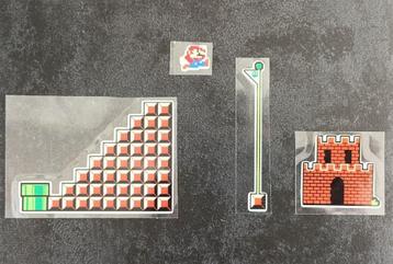 4x MARIO BROS NES vinyl decal sticker voor o.a Bartop beschikbaar voor biedingen