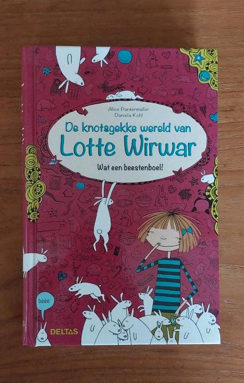 Lotte Wirwar - Daniela Kohl - Wat een beestenboel!, Boeken, Kinderboeken | Jeugd | 10 tot 12 jaar, Zo goed als nieuw, Ophalen of Verzenden