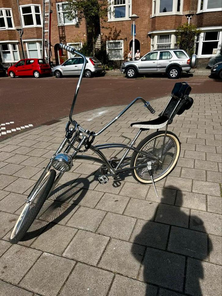 Unieke Lowrider Cruiser Fiets – Chopper, Harley Davidson, Fietsen en Brommers, Fietsen | Driewielfietsen, Zo goed als nieuw, Ophalen