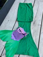 Groene zeemeermin staart met losse monovin, Meisje, Ophalen of Verzenden, Zo goed als nieuw, Zwem-accessoire