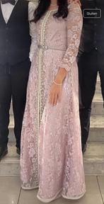 Elegante Marokkaanse Kaftan / Takchita – Lila Kant, Maat 38/40 (M), Overige typen, Overige kleuren, Ophalen of Verzenden