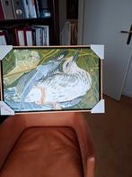 Olieverfschilderij van Fien Aleman - Vogel, Ophalen of Verzenden