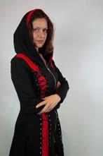 Gotische midi jurk met capuchon, maat S, Carnaval, Ophalen of Verzenden, Zo goed als nieuw, Kleding