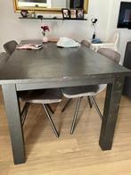 Houten eettafel, Ophalen, Gebruikt, 50 tot 100 cm, 150 tot 200 cm