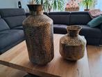 Clyre & Eef metalen vazen van 56 cm en 36 hoog €45,- incl, Overige materialen, Overige kleuren, 50 tot 75 cm, Ophalen of Verzenden