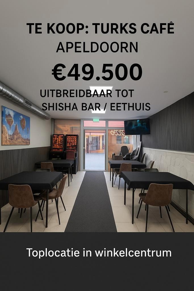 ️ Te koop: Goedlopend Turks Café in Apeldoorn!, Zakelijke goederen, Exploitaties en Overnames