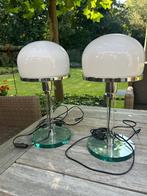 2x Tafellamp Bauhaus Wagenfeld (Jucker Junker), Huis en Inrichting, Ophalen, Gebruikt, Minder dan 50 cm