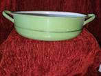 Vintage groene emaille kom, Antiek en Kunst, Antiek | Emaille, Ophalen of Verzenden