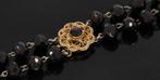 Granaten antieke dames ketting fraai 14k slot goud 2-strengs, Sieraden, Tassen en Uiterlijk, Antieke sieraden, Ophalen of Verzenden