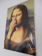 Grappige canvas print van de Mona Lisa, Ophalen of Verzenden, Nieuw