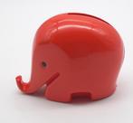 Dresdner Bank Drumbo olifant spaarpot ROOD jaren '70, Ophalen of Verzenden, Zo goed als nieuw, Kunststof, Dier