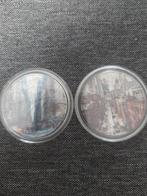 2x 1 oz zilver  American Eagle, kleur, Postzegels en Munten, Munten | Amerika, Ophalen of Verzenden, Noord-Amerika, Zilver