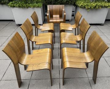 7 Stripchairs, design: Gijs Bakker for Castelijn beschikbaar voor biedingen