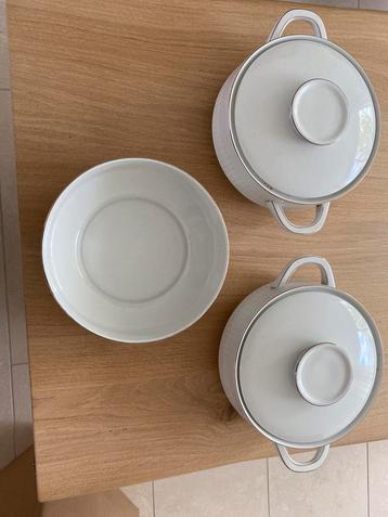 Servies onderdelen Bavaria Scherzer, serie Nova zilver beschikbaar voor biedingen