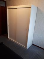 Ruime Kledingkast hangleg wit, Ophalen, Gebruikt, 100 tot 150 cm, Met hangruimte