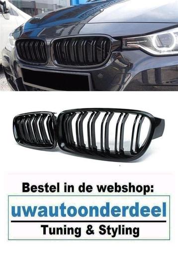 Grill Nieren Glans Zwart Dub Spijl Voor Bmw 3 Serie F30 F31 beschikbaar voor biedingen