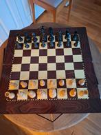 Prachtig Schaak/Backgammon !, Hobby en Vrije tijd, Gezelschapsspellen | Bordspellen, Ophalen of Verzenden