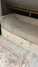 IKEA Hemnes bedbank incl matrassen, Huis en Inrichting, Ophalen, Gebruikt, Wit, Tweepersoons