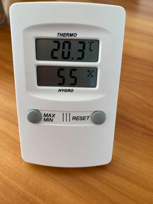 Hygro-/thermometer incl. batterij, Audio, Tv en Foto, Weerstations en Barometers, Nieuw, Ophalen of Verzenden
