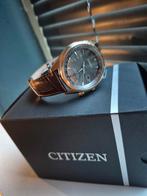 Citizen Radio Controlled Eco-Drive herenhorloge, Leer, Staal, Ophalen of Verzenden, Zo goed als nieuw