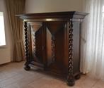 Antieke Massief Houten Rankenkast, Ophalen