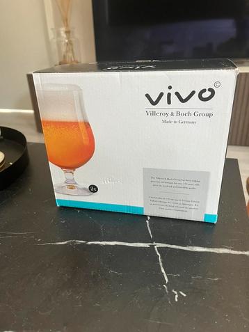 VIVO bierglazen 2 stuks nieuw beschikbaar voor biedingen