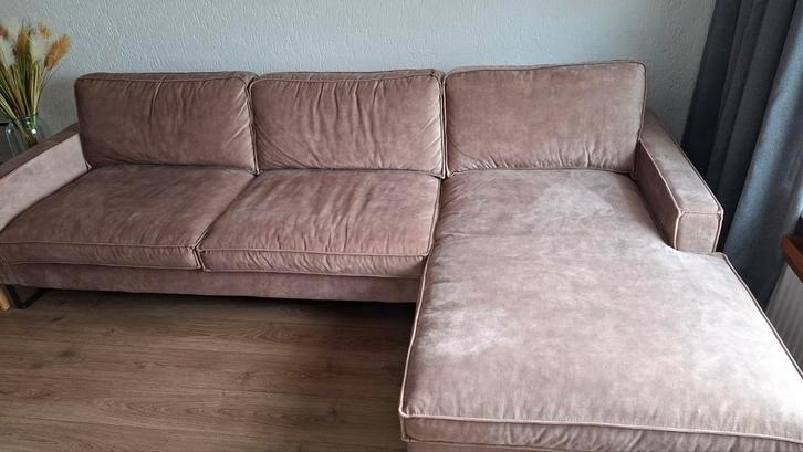Stevige Hoekbank - Comfortabel en Stijlvol!, Huis en Inrichting, Banken | Bankstellen, Zo goed als nieuw, Stof, Ophalen
