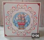 Kerstactie! Geborduurde wenskaarten Opa&Oma voor de helft!, Nieuw, Man of Vrouw, Info@sparklecrafts.nl, Ophalen of Verzenden