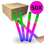 50x LED Feest Sticks, Multicolor, Lichtstaaf, Hobby en Vrije tijd, Feestartikelen, Ophalen of Verzenden, Nieuw