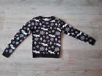 Kersttrui maat 146/152 van de Hema met takkie erop zwart wit, Jongen of Meisje, Trui of Vest, Ophalen of Verzenden, Zo goed als nieuw